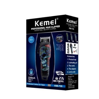 Máquina de Corte Kemei KM-735 Caveira