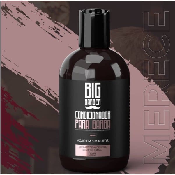 Kit Big Barber Shampoo + Condicionador 250ml Caixa C/ 2 Unidades