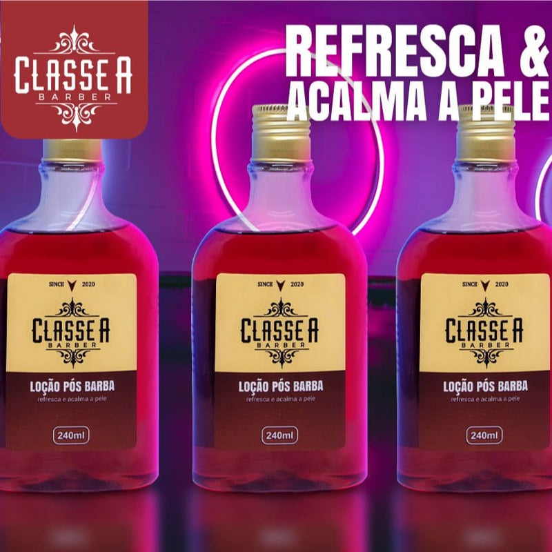 Loção Pós Barba Classe A 240ml Pele Macia e Saudável