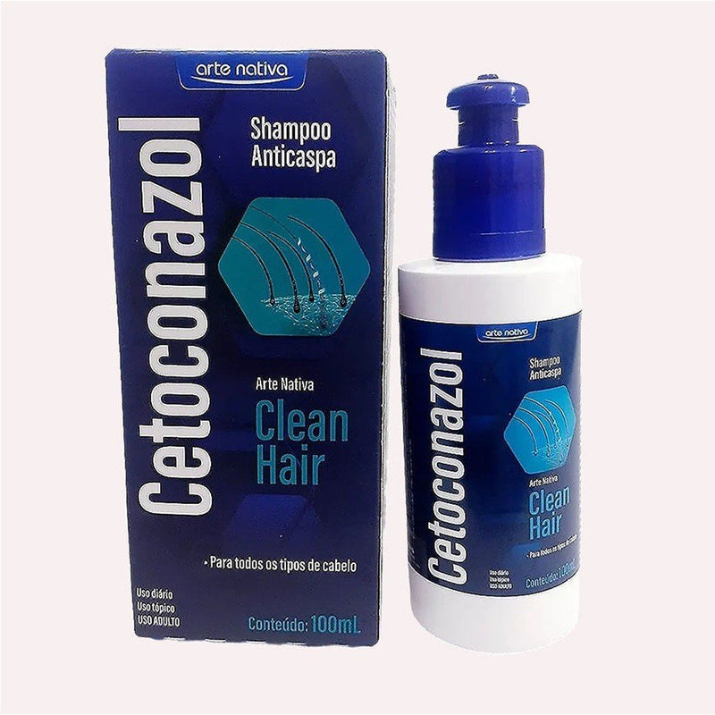 Kit 3 Shampoo Cetoconazol Anticaspa Arte Nativa 100ml