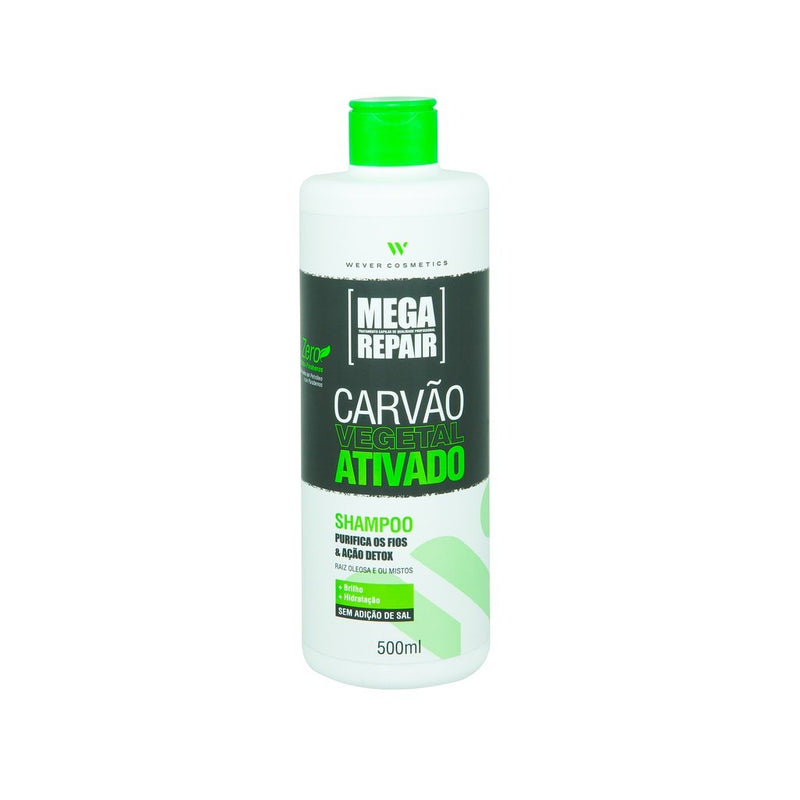 Shampoo Wever Carvão Vegetal Ativado 500ml - Cab. Oleosos