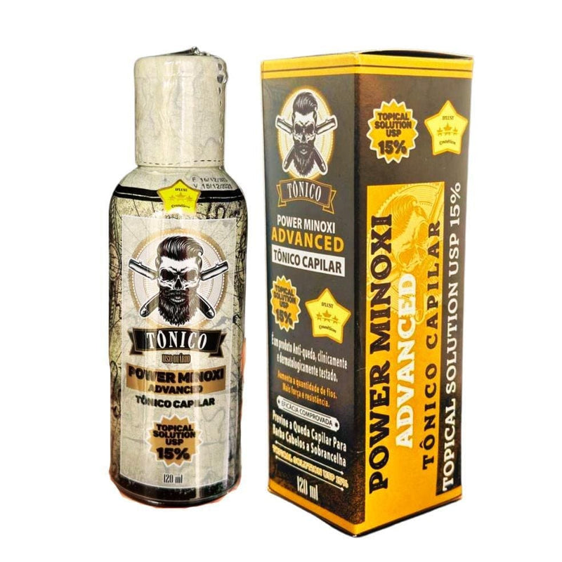 Kit Tônico Capilar D"Lust PowerMin Barber 120ml - 10 Unidades