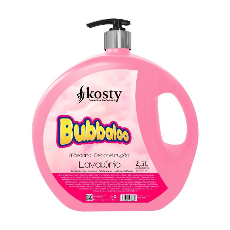 Máscara de Tratamento Capilar Kosty Bubbaloo 2.5l