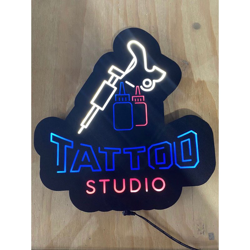 Letreiro Led Tatuagem Tattoo Studio