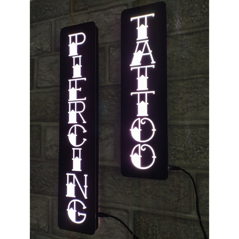 Kit 2x Led Luminoso Tattoo + Piercing