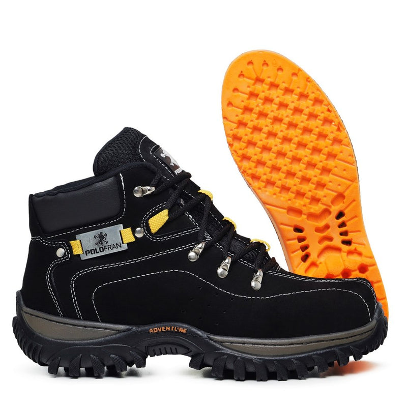 Bota Polo Fran Adventure Preto - do 34 ao 45