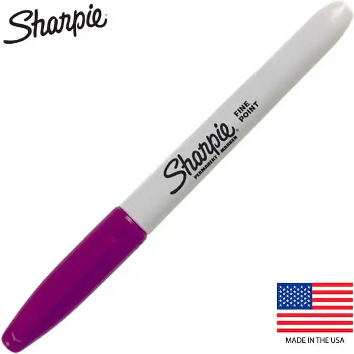 Caneta Sharpie Marcador Permanente Ponte Fina Original