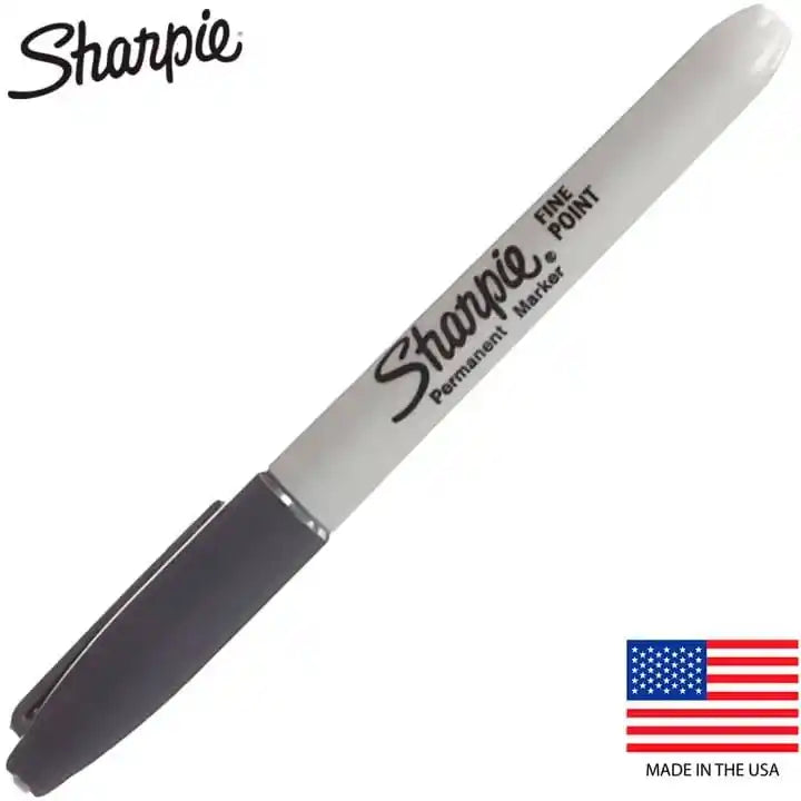 Caneta Sharpie Marcador Permanente Ponte Fina Original