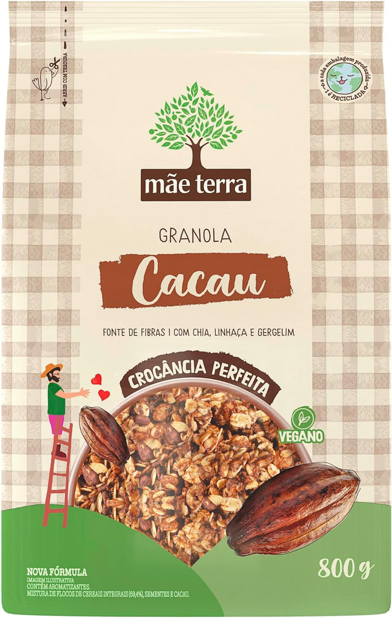 Granola Cacau Mãe Terra 800G