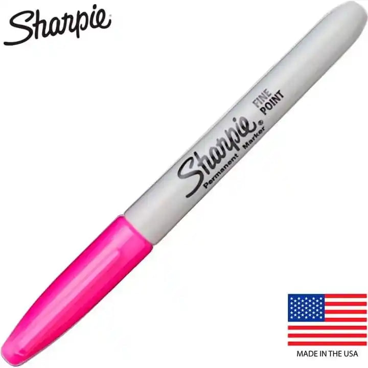 Caneta Sharpie Marcador Permanente Ponte Fina Original