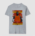 Camiseta LeBron James Lakers 23 Laranja