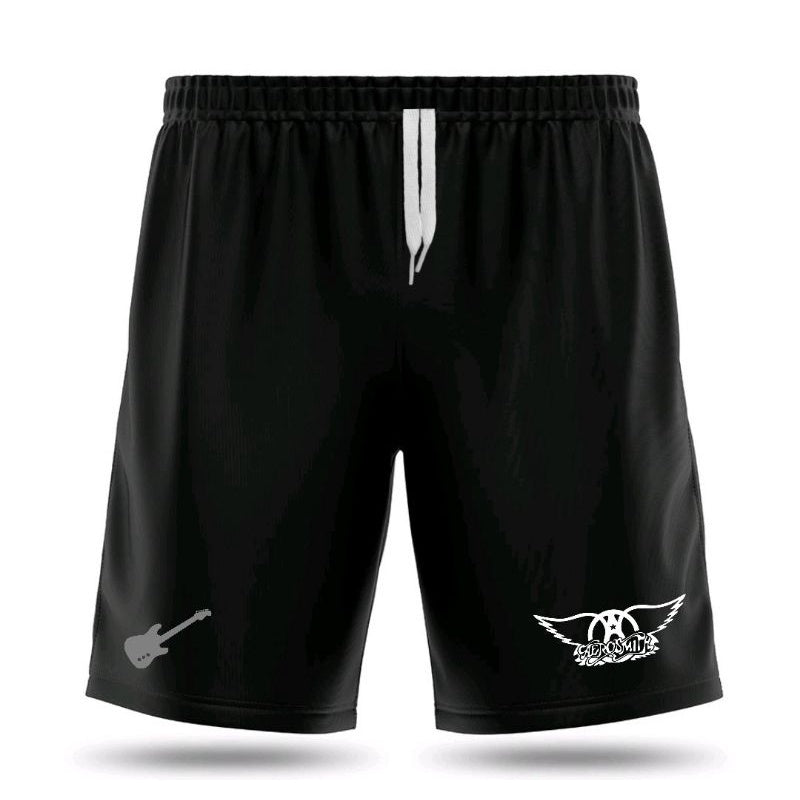 Bermuda Dry Fit Aerosmith I - Preto