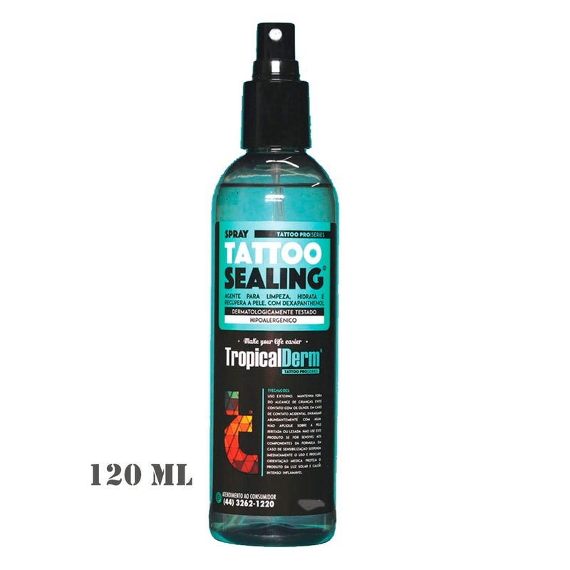 TropicalDerm Tattoo SEALING 120ml - Selante para Tatuagem Solução