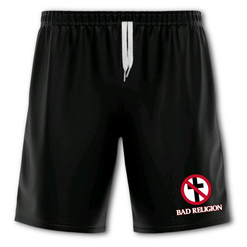 Bermuda Dry Fit Bad Religion - Preto