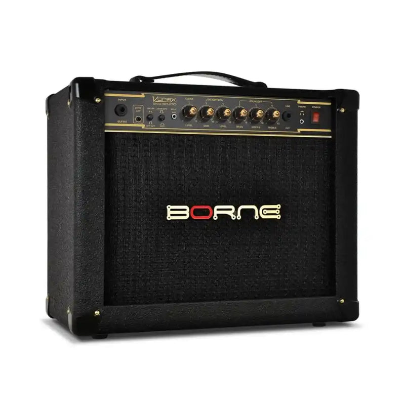 Amplificador Guitarra Borne Vorax 840 Studio C/ Interface Preto/Dourado