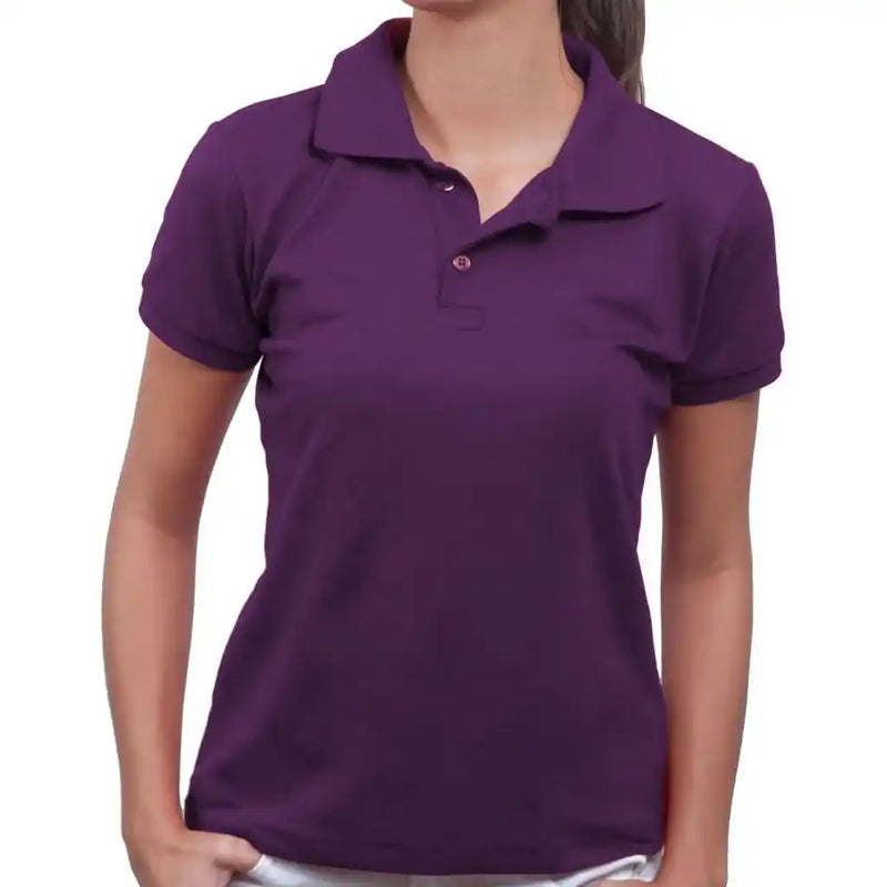 Camisa Polo Babylook Piquet - 10 Cores