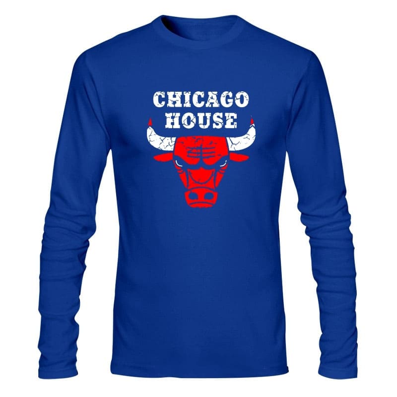 CAMISETA MANGA LONGA CHICAGO HOUSE - 7 Cores disponíveis