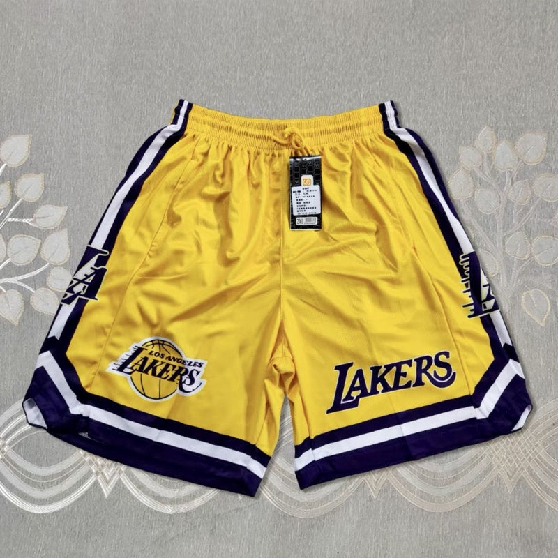 Calção Los Angeles Lakers Pro - Amarelo