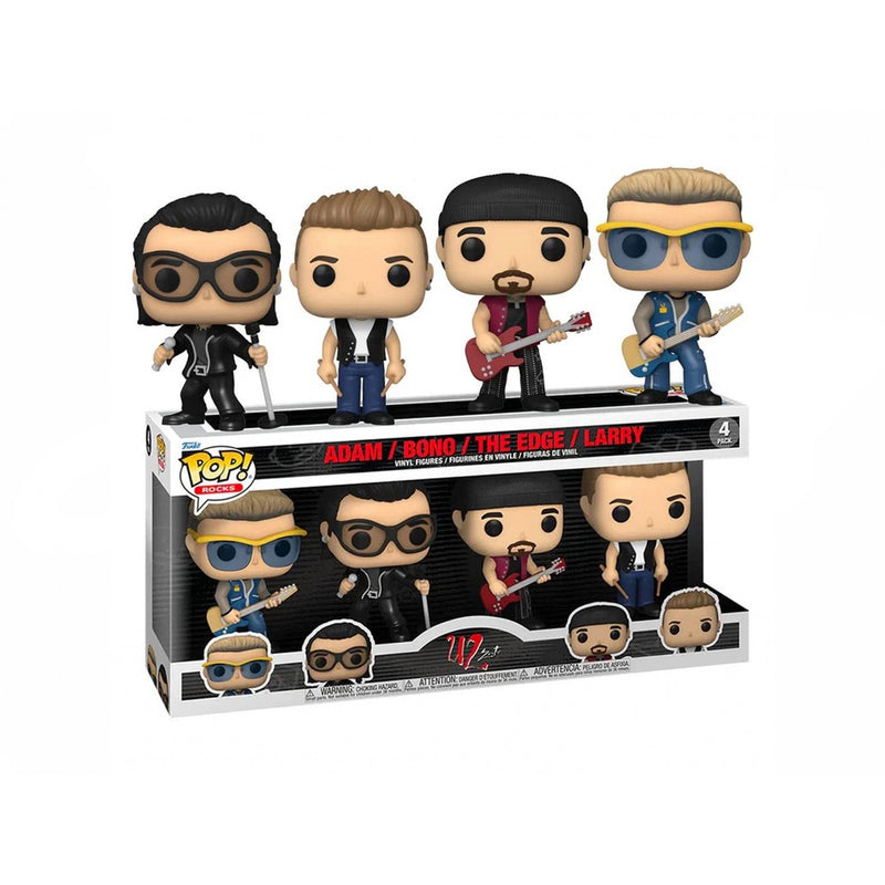 Kit 4x Banda U2 Zoo Tv Funko 64988