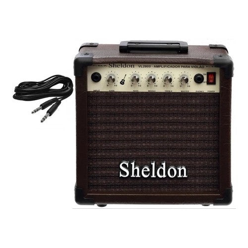 Amplificador P/ Violão e Ukulele Sheldon Vl2800 20w + CABO