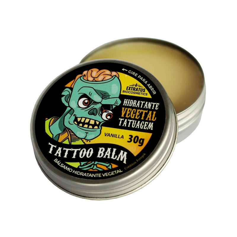 Pomada Tattoo Balm Aftercare Hidratante Natural Vanilla 30g