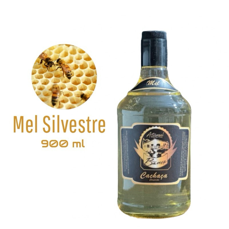 Cachaça Artesanal de Mel Silvestre 900ml