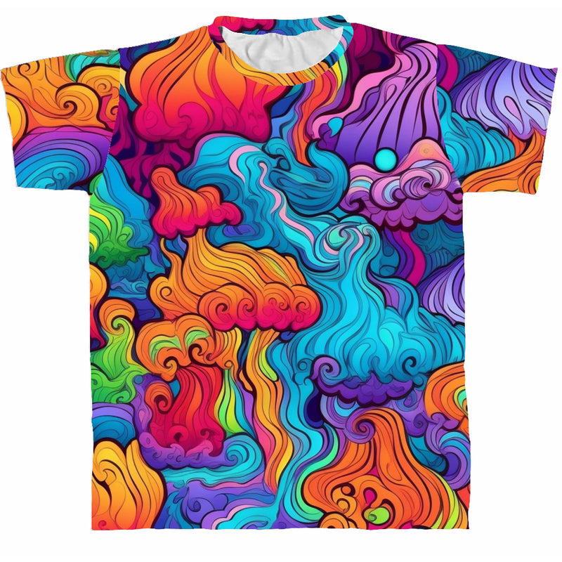 Camiseta Psicodelica Art Ondas