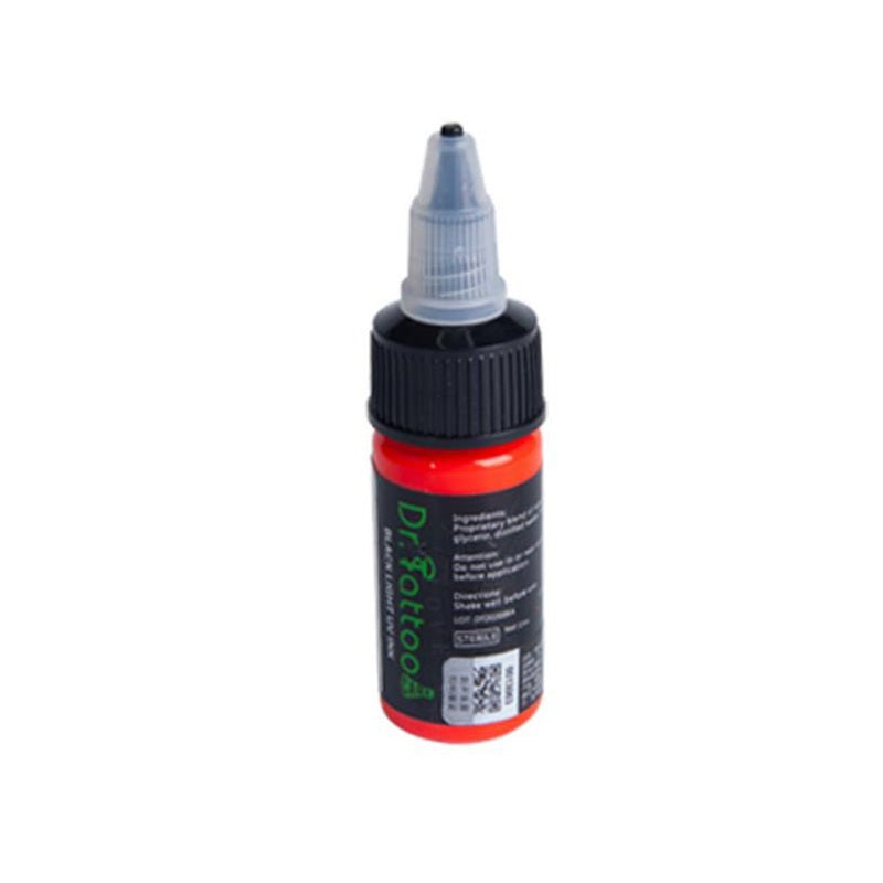 Tinta Dr. Tattoo Vermelho Fluorescente 15ml