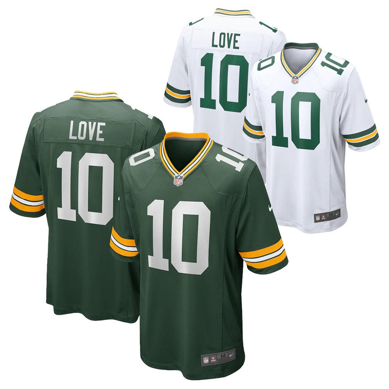 Camisa Green Bay Packers Rugby Love 10 Branco