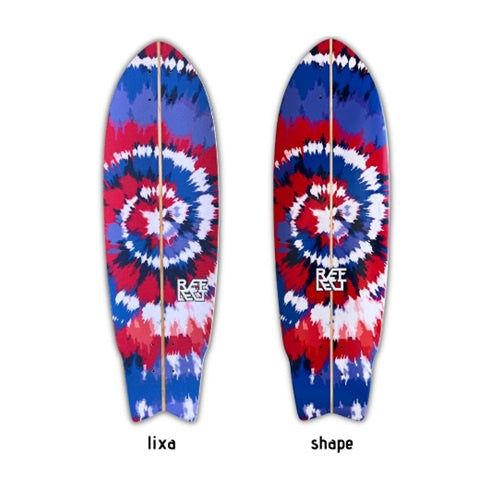 Shape Cruiser Reflect Tie Dye Tail 30"