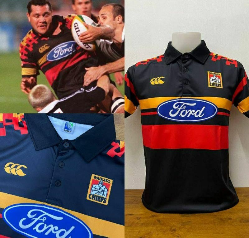 Camisa Chiefs Rugby Retrô Nova Zelândia