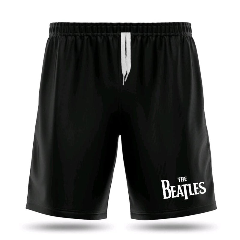 Bermuda Dry Fit The Beatles - Preto