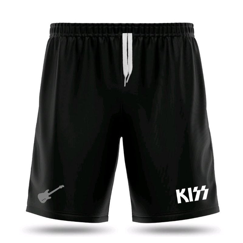 Bermuda Dry Fit Kiss - Preto