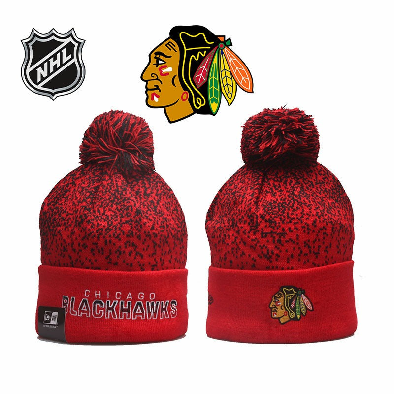 Gorro Inverno NHL Chicago Blackhawks Vermelho