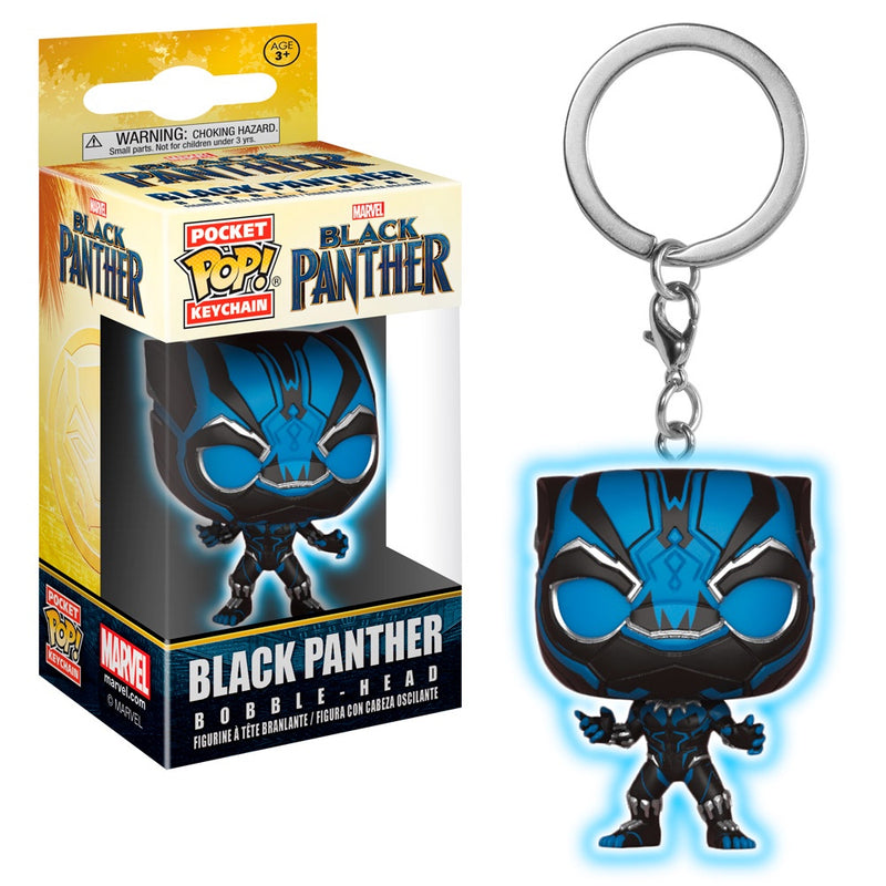 Chaveiro Funko Pop Pantera Negra Glows In The Dark