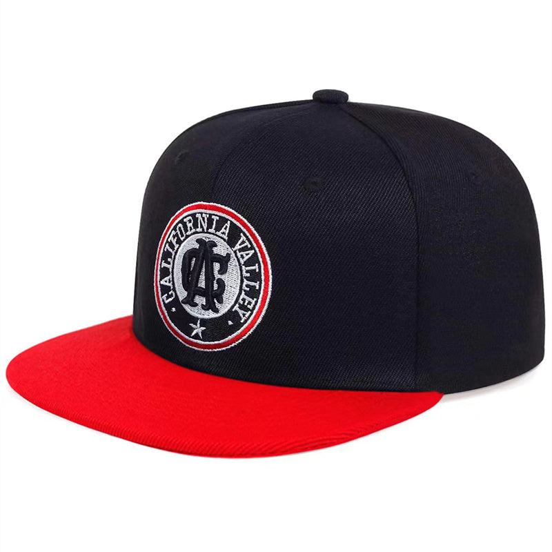 Snapback Californa Valley Preto Vermelho