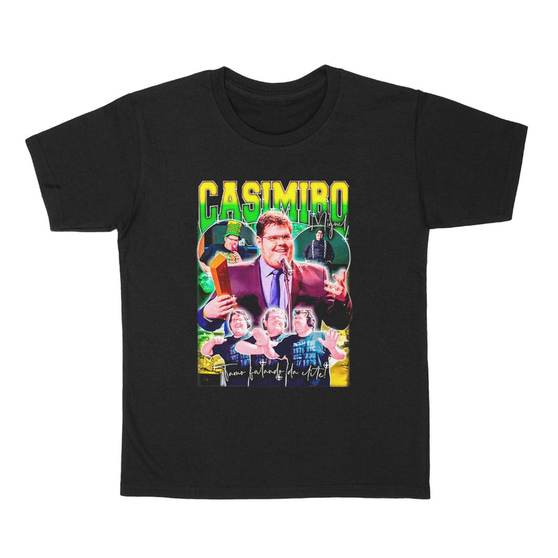 Camiseta Casimiro Miguel TV - Preto