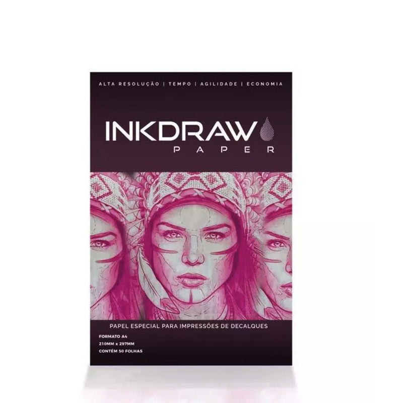 Papel INKDRAW A4 - 50 Unidades