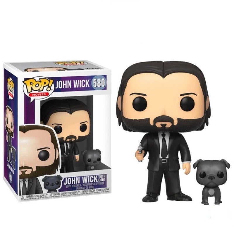 Funko Pop John in Black Suit with Dog 580