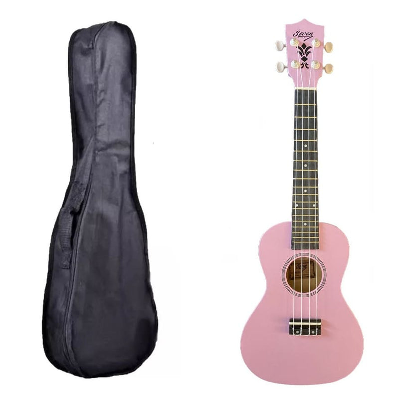 Ukulele Seven Concert Suk-23 PI Rosa + Capa Bk