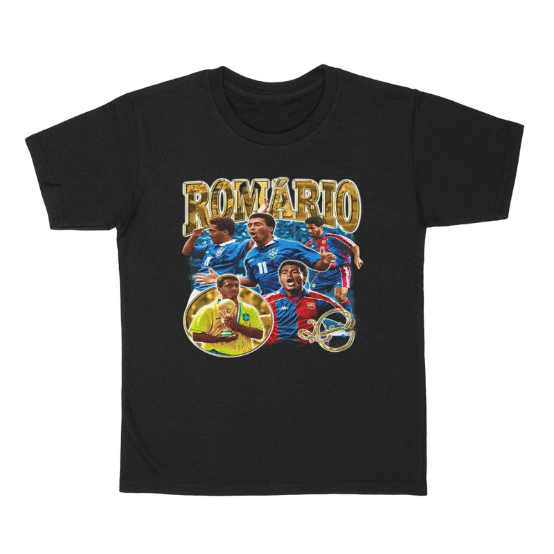 Camiseta Romário Tee Brasil Barcelona - Preto