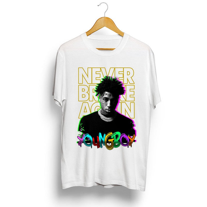 Camiseta YoungBoy Never Branco