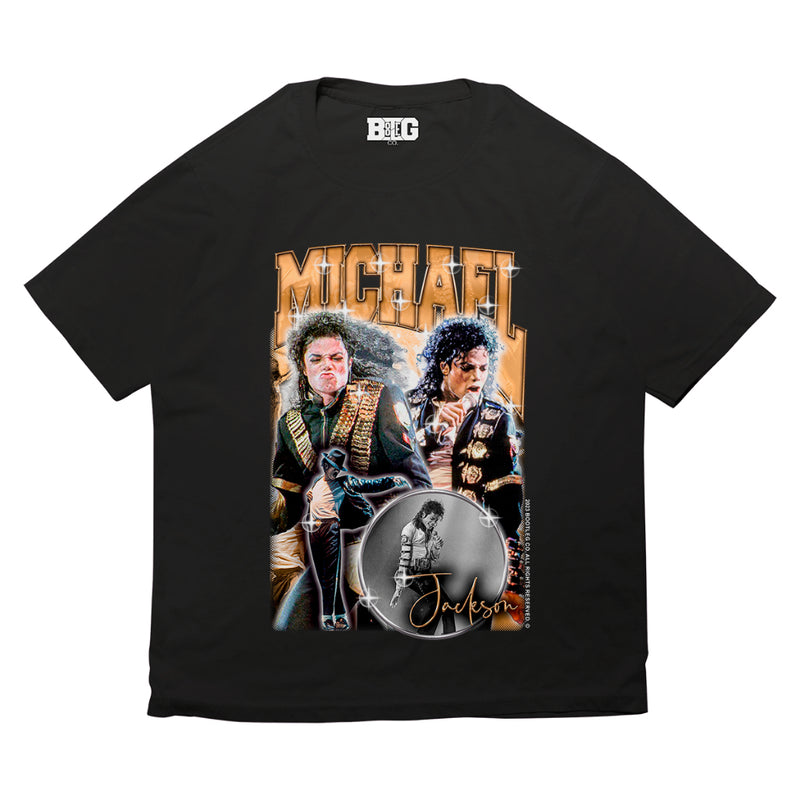 Camiseta Bootleg CO. Michael Jackson - Preto