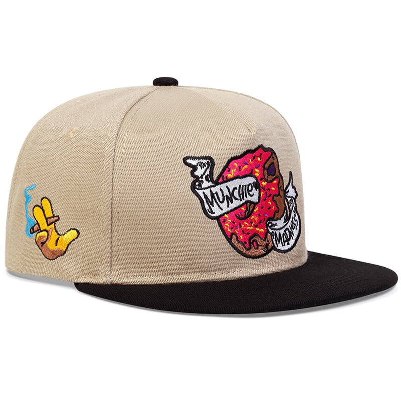 Snapback Munchien Madness Donut Cáqui