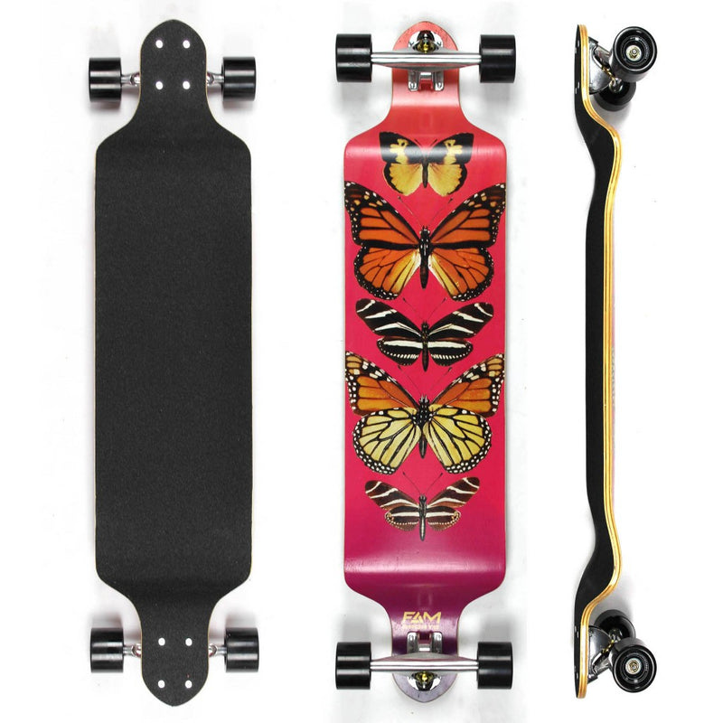 Longboard FREERIDE Completo Mapple 41 Speed Abec 7