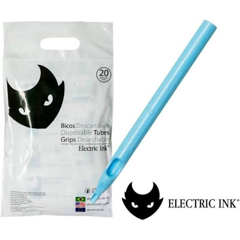 Ponteira Long Tip Electric Ink Descartável - 20 unidades