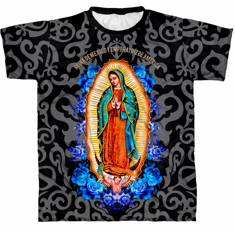 Camiseta Guadalupe Mexico Religiosa Preta