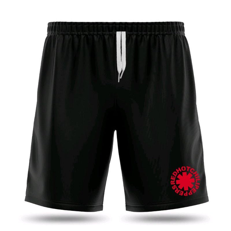 Bermuda Dry Fit Red Hot Chili Peppers - Preto