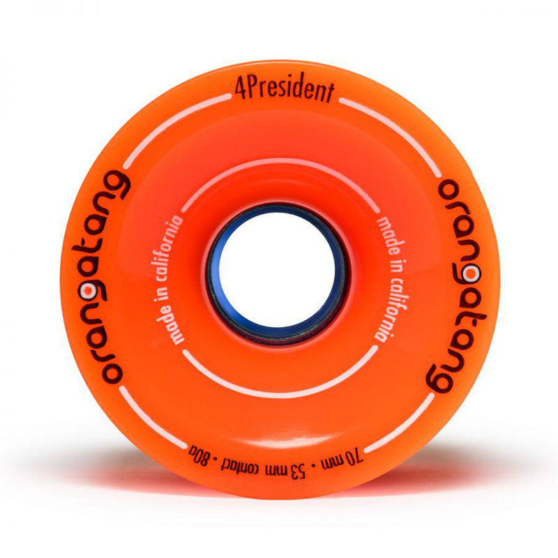 Rodas Orangatang Wheels 4President Laranja 70mm