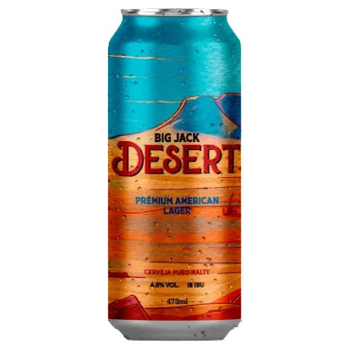 Cerveja Big Jack American Lager Desert 473ml